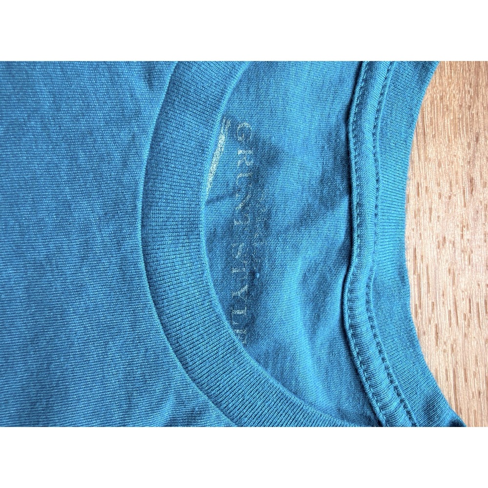 Grunt Style Blue Cotton USA Graphic Print Crew Neck Short Sleeve T-Shirt - Picture 4 of 5